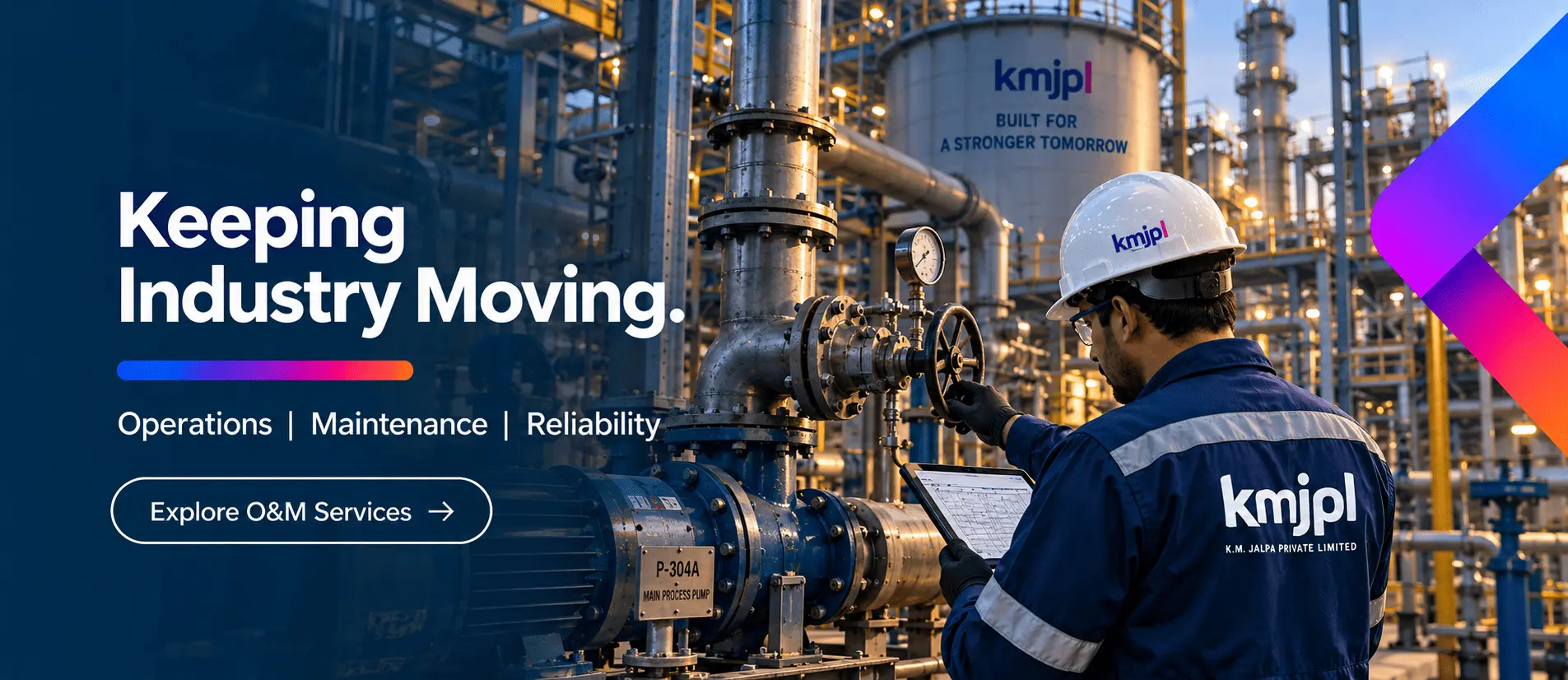 Operations and maintenance services for power and steel plants